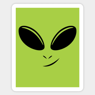 Alien Face Sticker